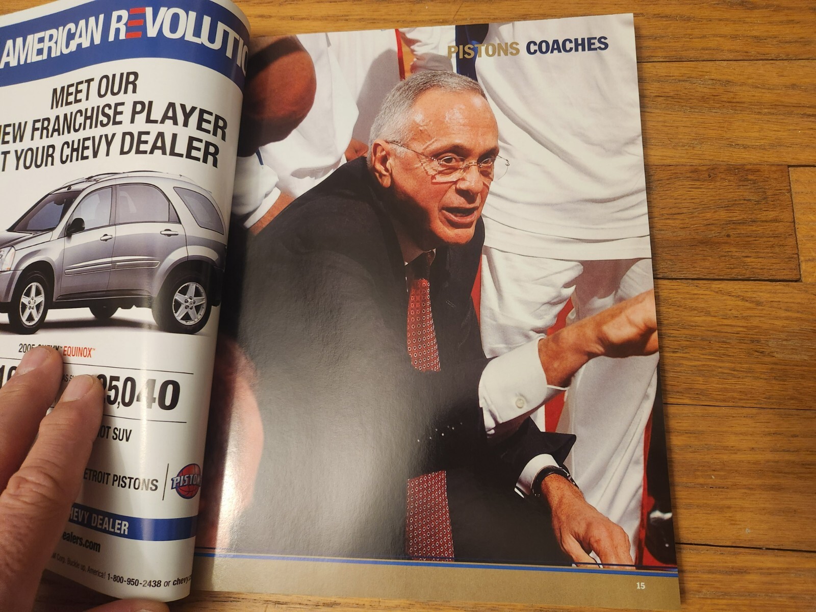 Detroit Pistons 2004 NBA Champions Yearbook Bad Boys Chauncey Big Ben 168 Pages