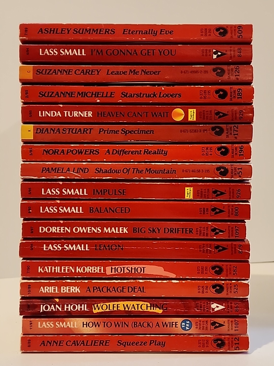 Lot of 100 Harlequin/Silhouette Desire Romance Paperbacks Random Mix Vintage