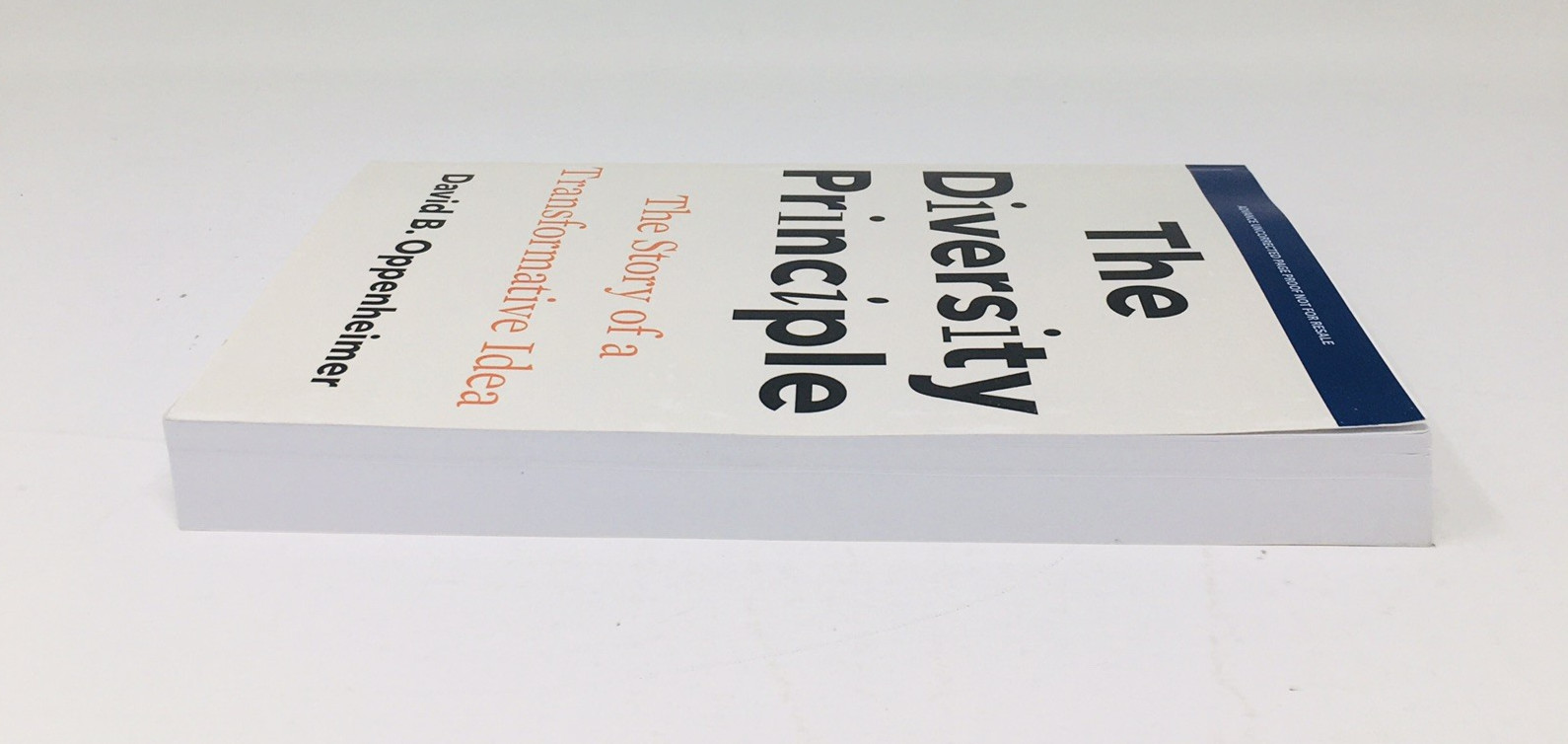 The Diversity Principle ARC by David Oppenheimer History of Transformative Ideas