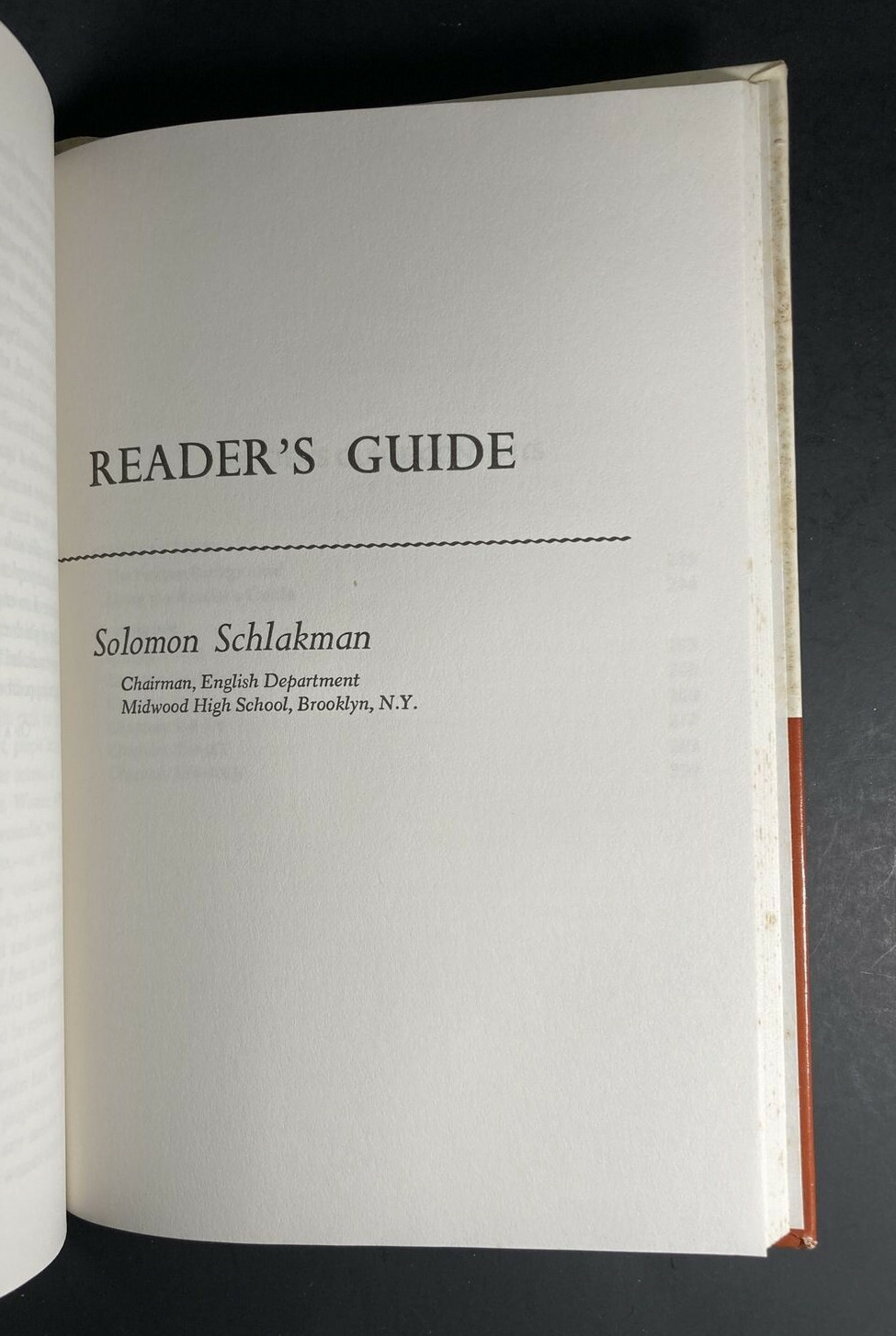 The Scarlet Letter by Nathaniel Hawthorne With Reader’s Guide, Amsco, 1970 HC