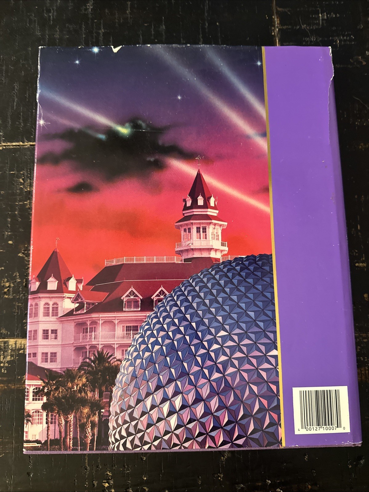 Walt Disney World Disney Kingdom Editions Purple Hardcover Book with Dust Jacket