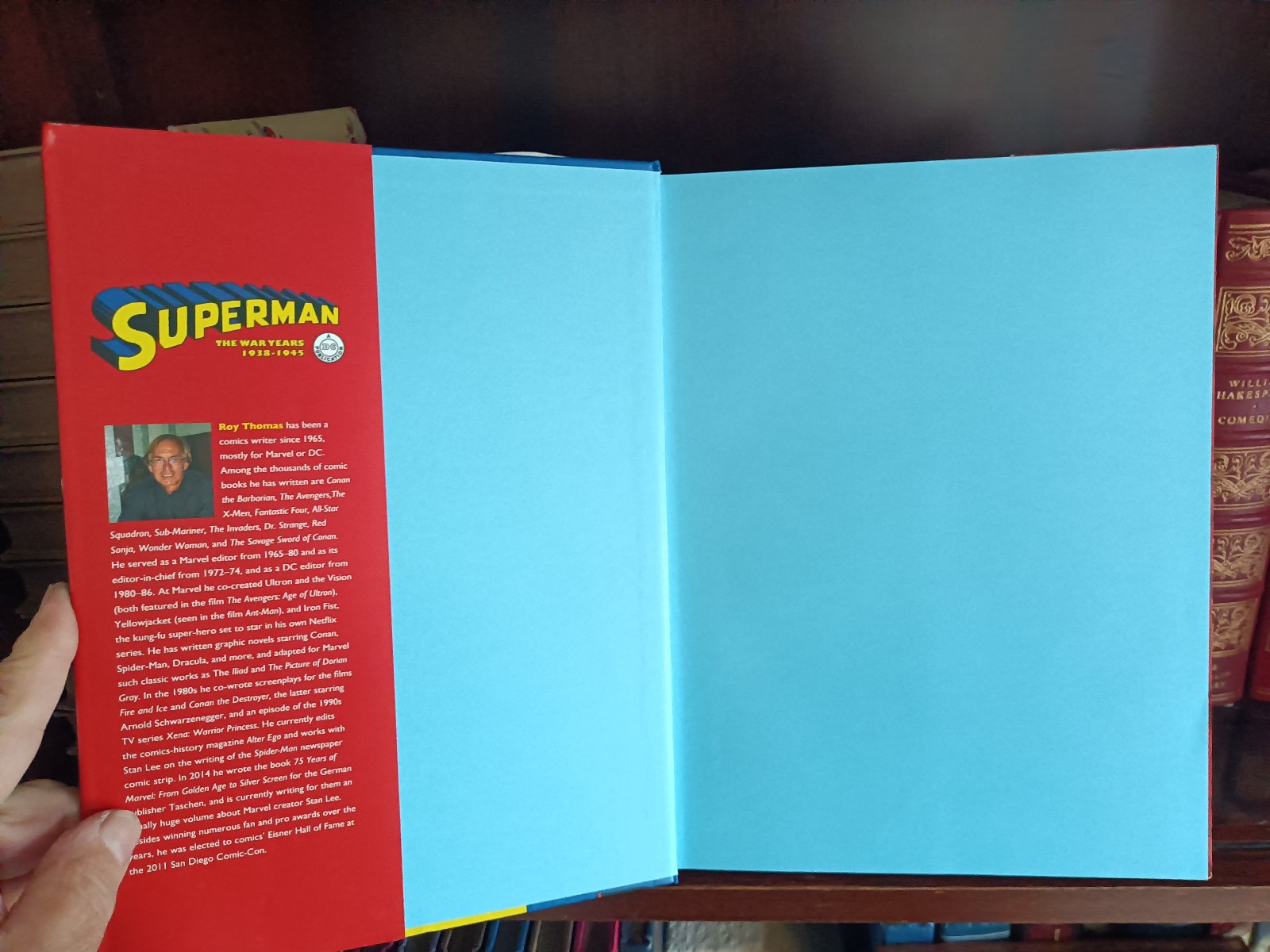 Superman: War Years 1938-1945_Roy Thomas_HCDJ_DC Comics_Very Good