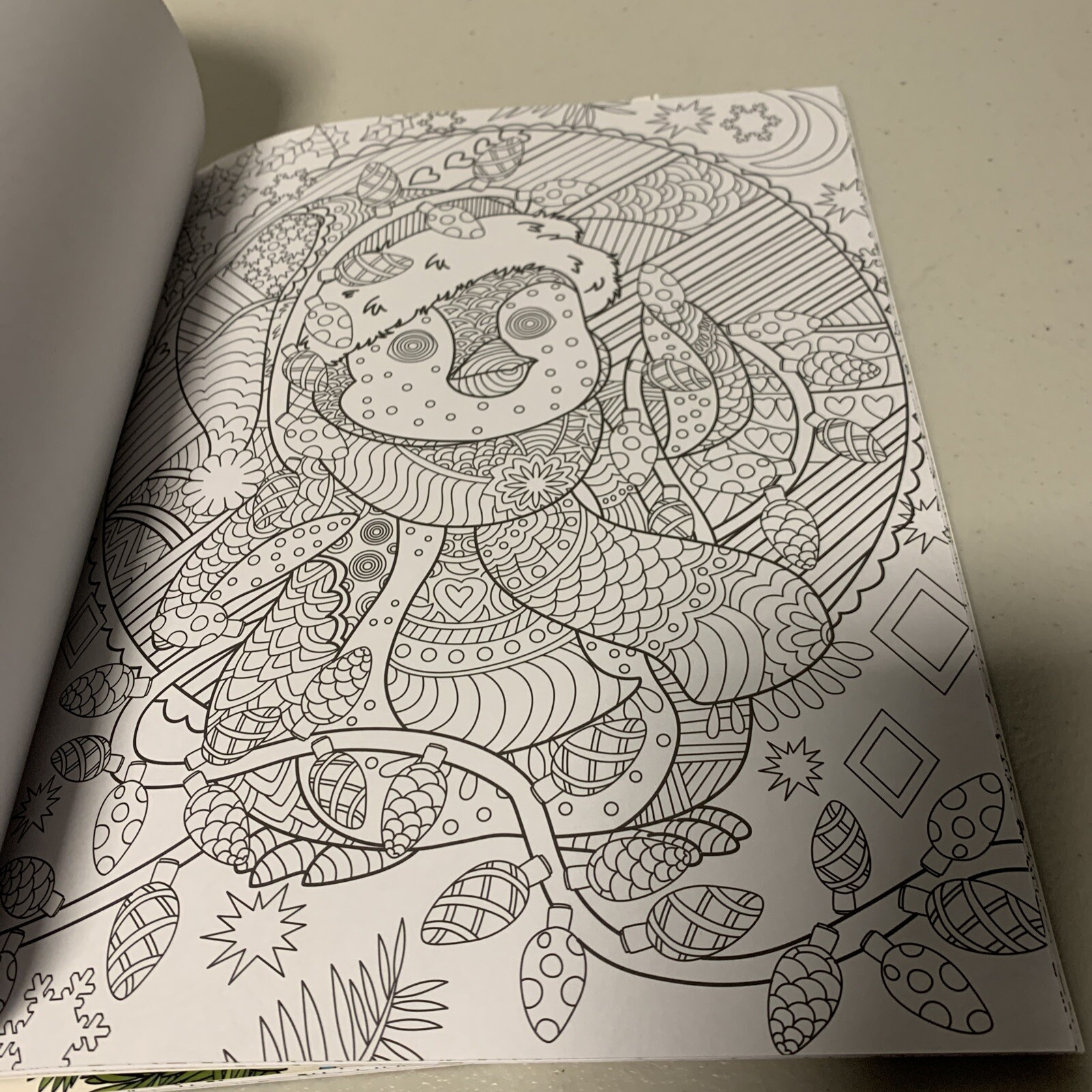 Grown Up Coloring Christmas Book Vision St 24 Pages Craft For Christmas
