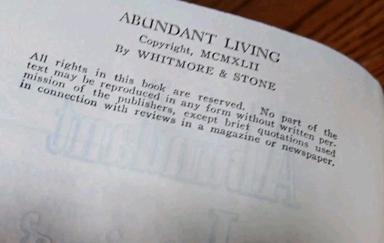 Abundant Living by E. Stanley Jones 1942