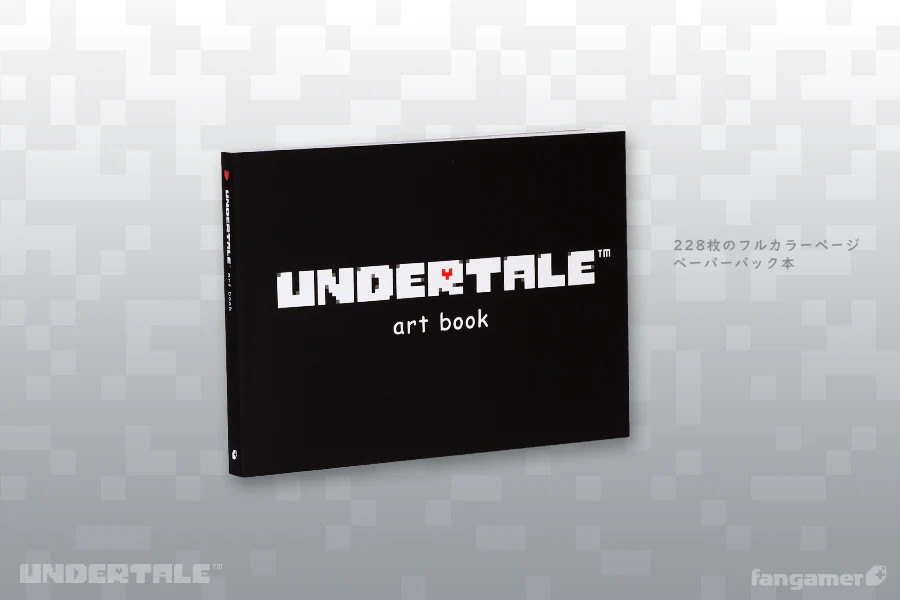 UNDERTALE Art Book Japanese Edition 228 Pages Full Color Toby Fox Fangamer Japan