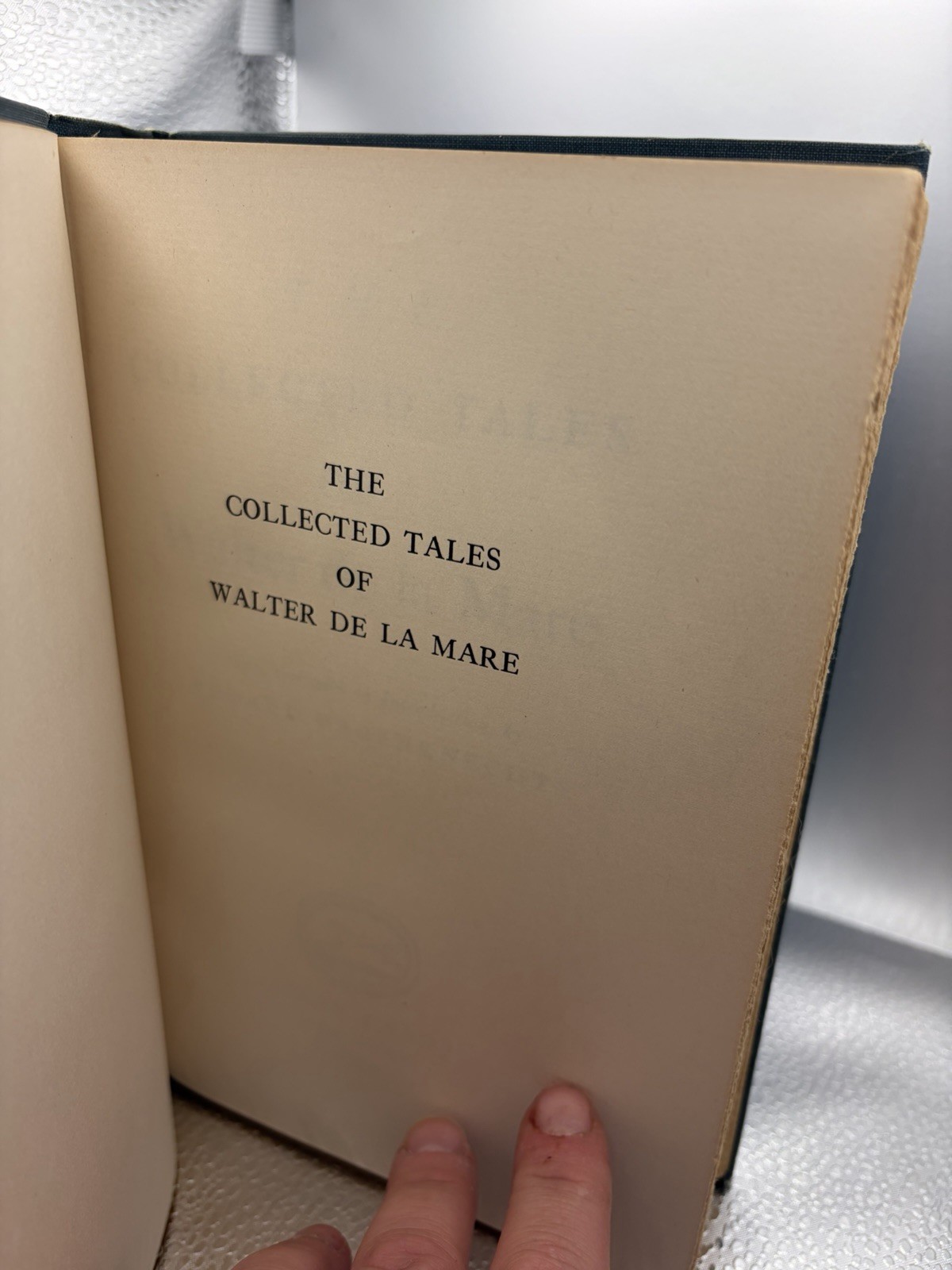 „The Collected Tales of Walter De La Mare,“ Alfred A. Knopf 1950 1st Edition