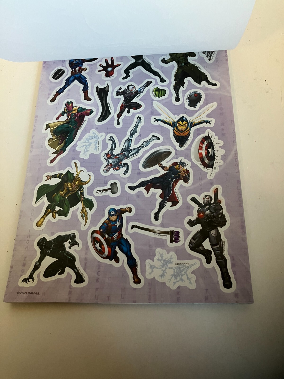 Marvel Avengers Create-a-Scene Sticker Activity Pad X2 Great Stocking Stuffers!