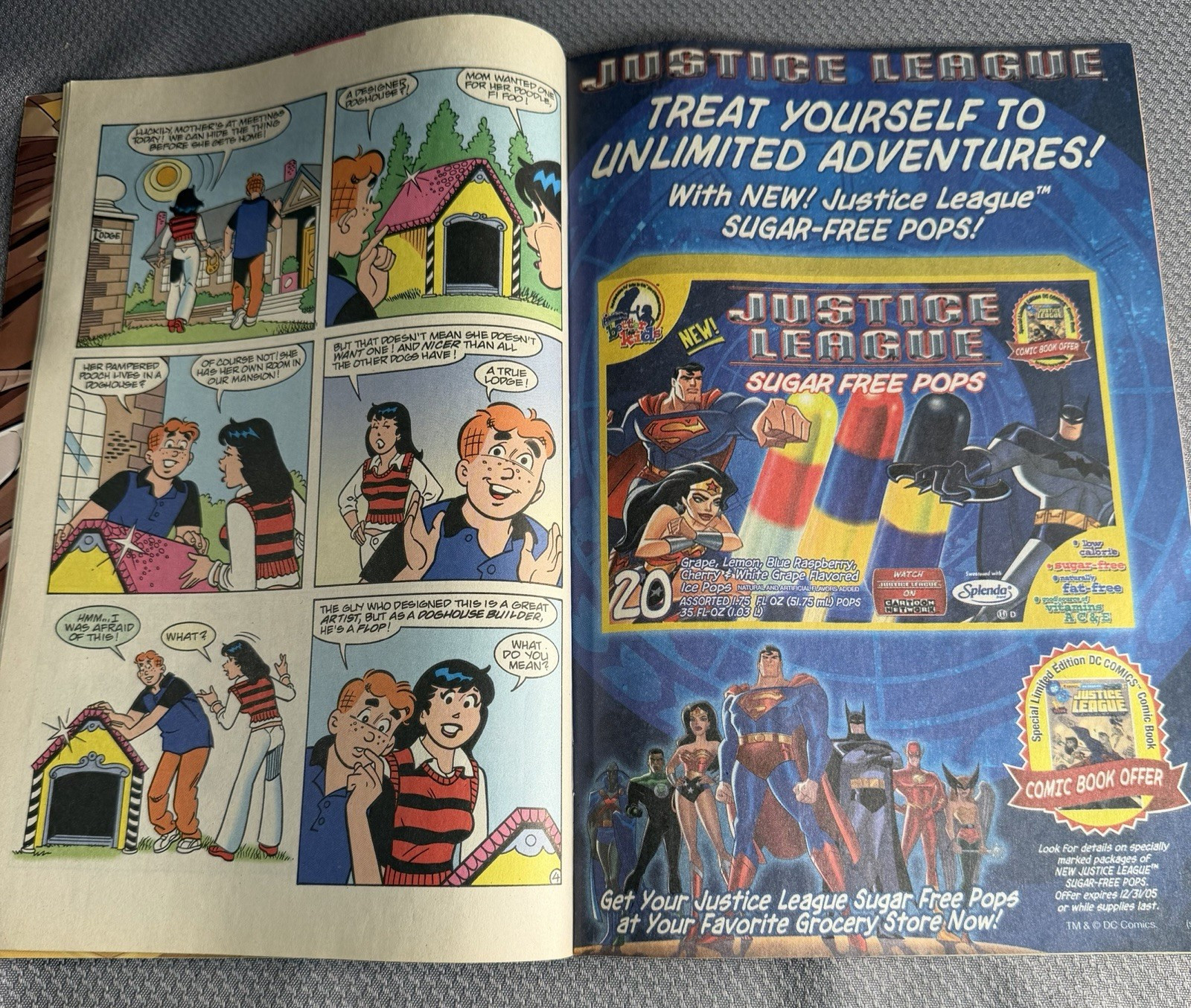 Vintage Archie Comics #558 2004 Red Crop Top Cover USA
