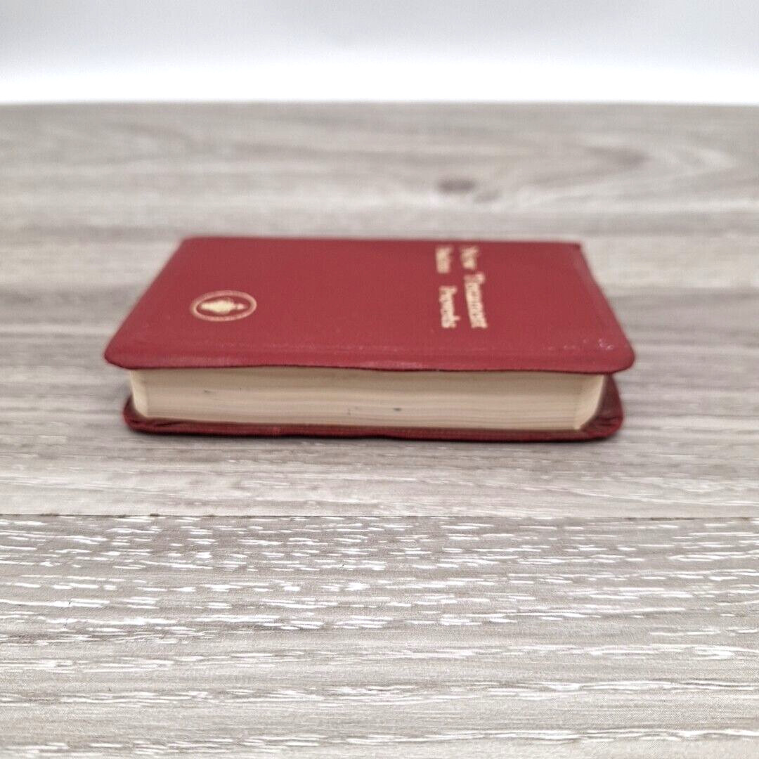 Mini New Testament Of Our Lord and Saviour Jesus Christ Psalms Proverbs 1970