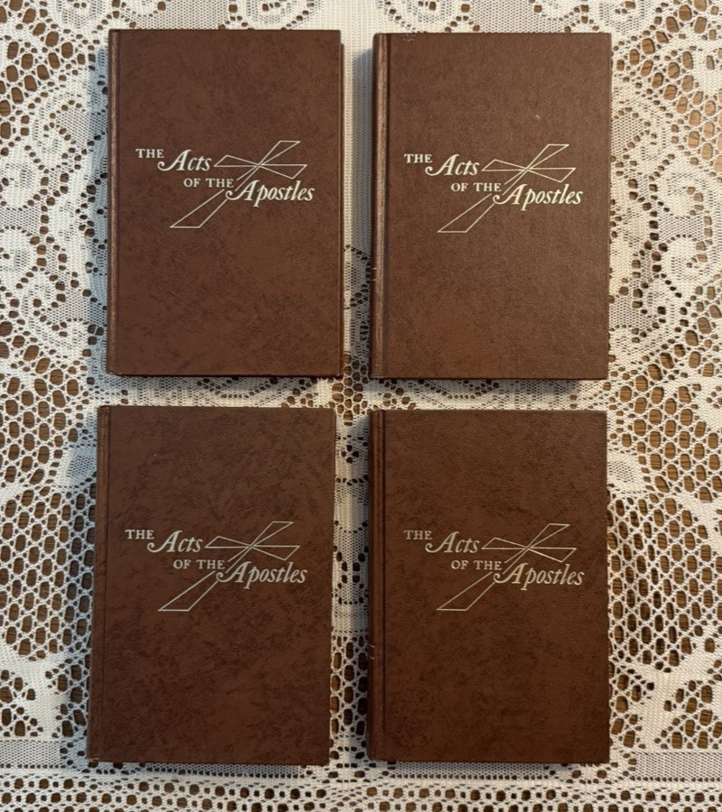 The Acts of the Apostles by Oliver B Greene COMPLETE Set Vol. 1-4 Gospel Hour HC