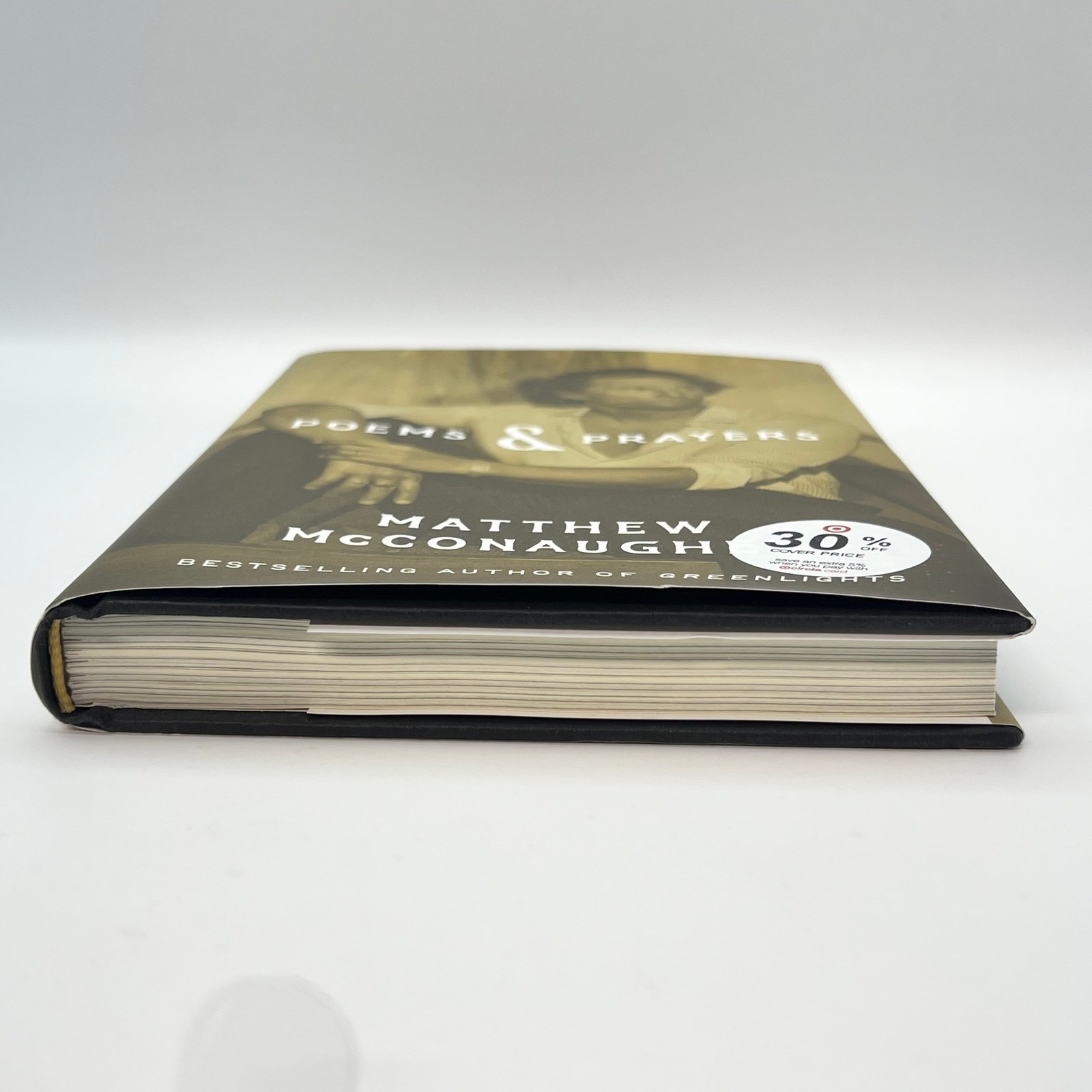 Matthew McConaughey Poems & Prayers Hardcover Book Motivational Inspirational