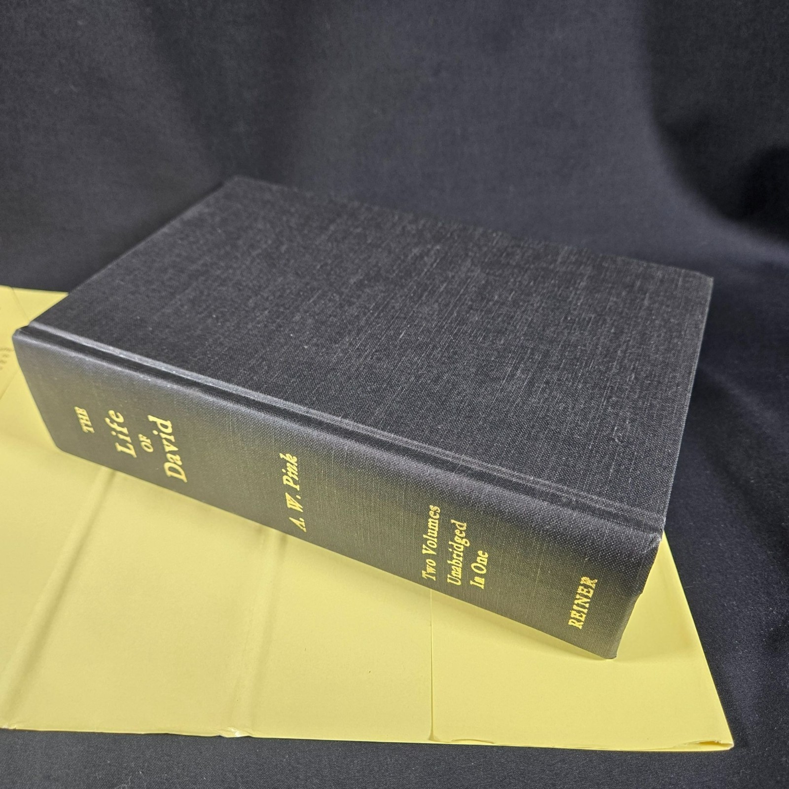 The Life Of David By Arthur W. Pink 1977 Hardcover Two Volumes In One Reiner Edi