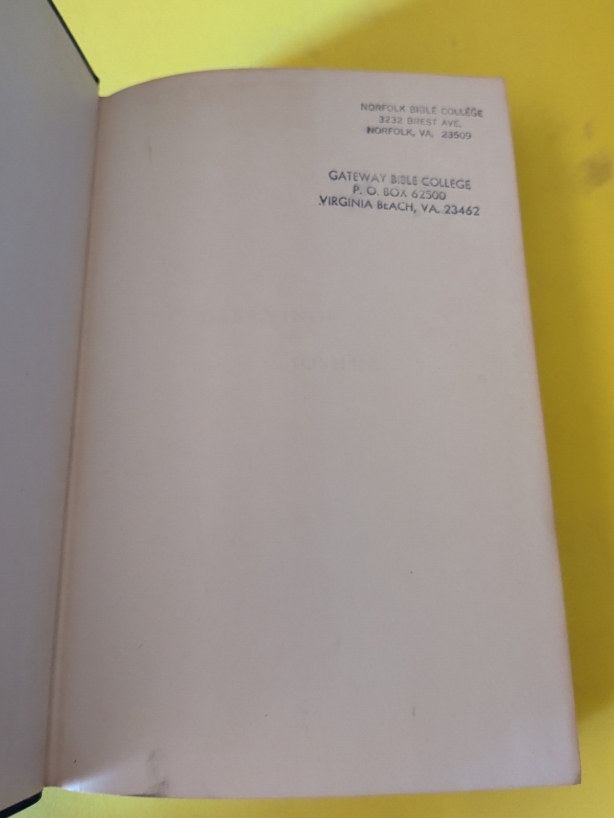 Gleanings in Joshua by Arthur W. Pink (Hardcover) 1973 8th Printing MOODY PRESS