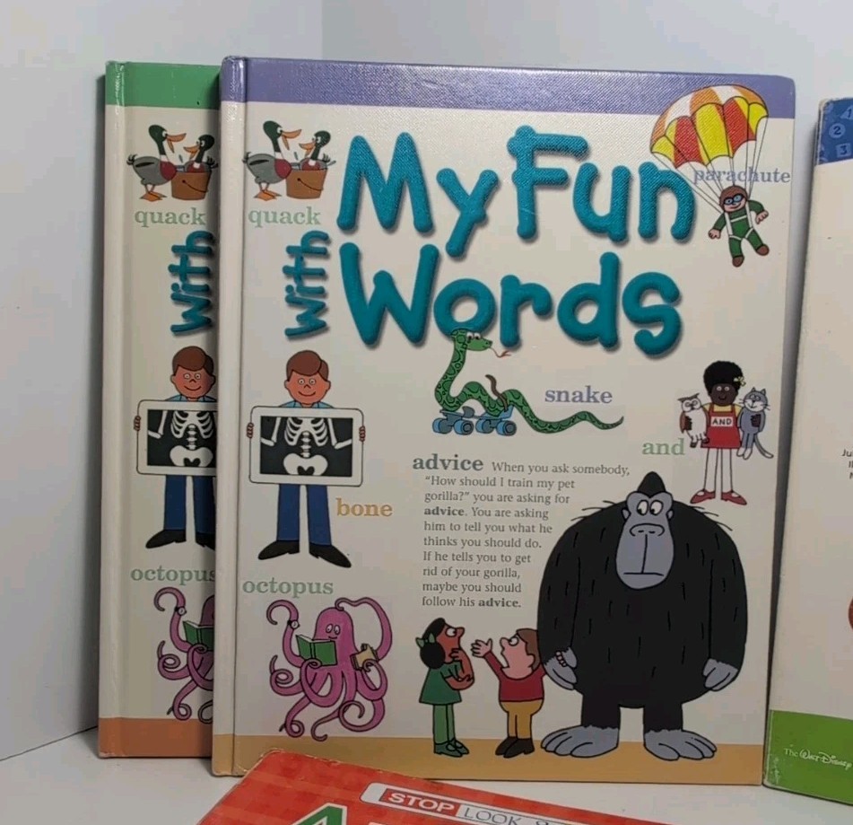 Lot of 8 Children’s Learning Books Kids Toddlers Babies Preschool Daycare