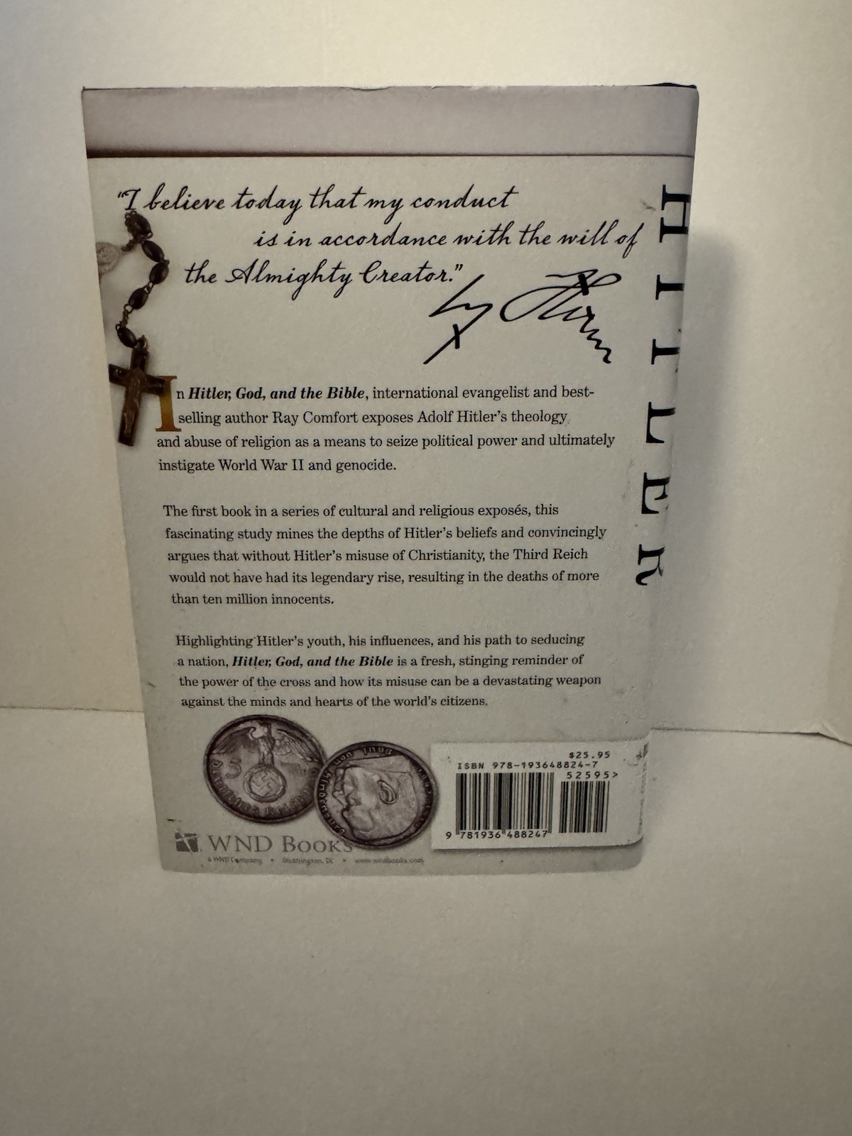 Hitler God & The Bible by Ray Comfort First Edition Hardcover w/Dust Jacket 2012