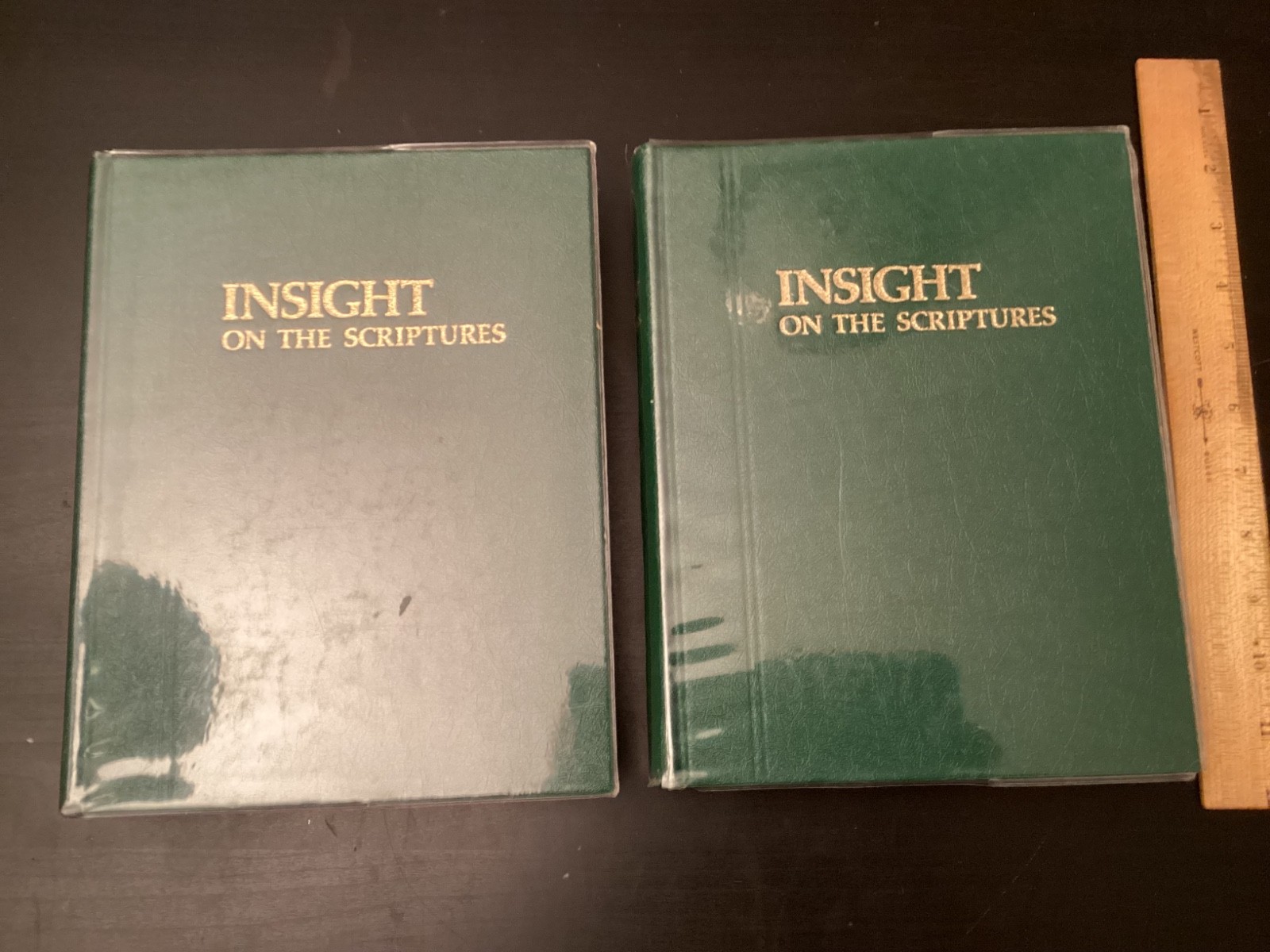 INSIGHT ON THE SCRIPTURES VOLUMES 1 &2 WATCHTOWER BIBLE & TRACT, HARDCOVER 1988