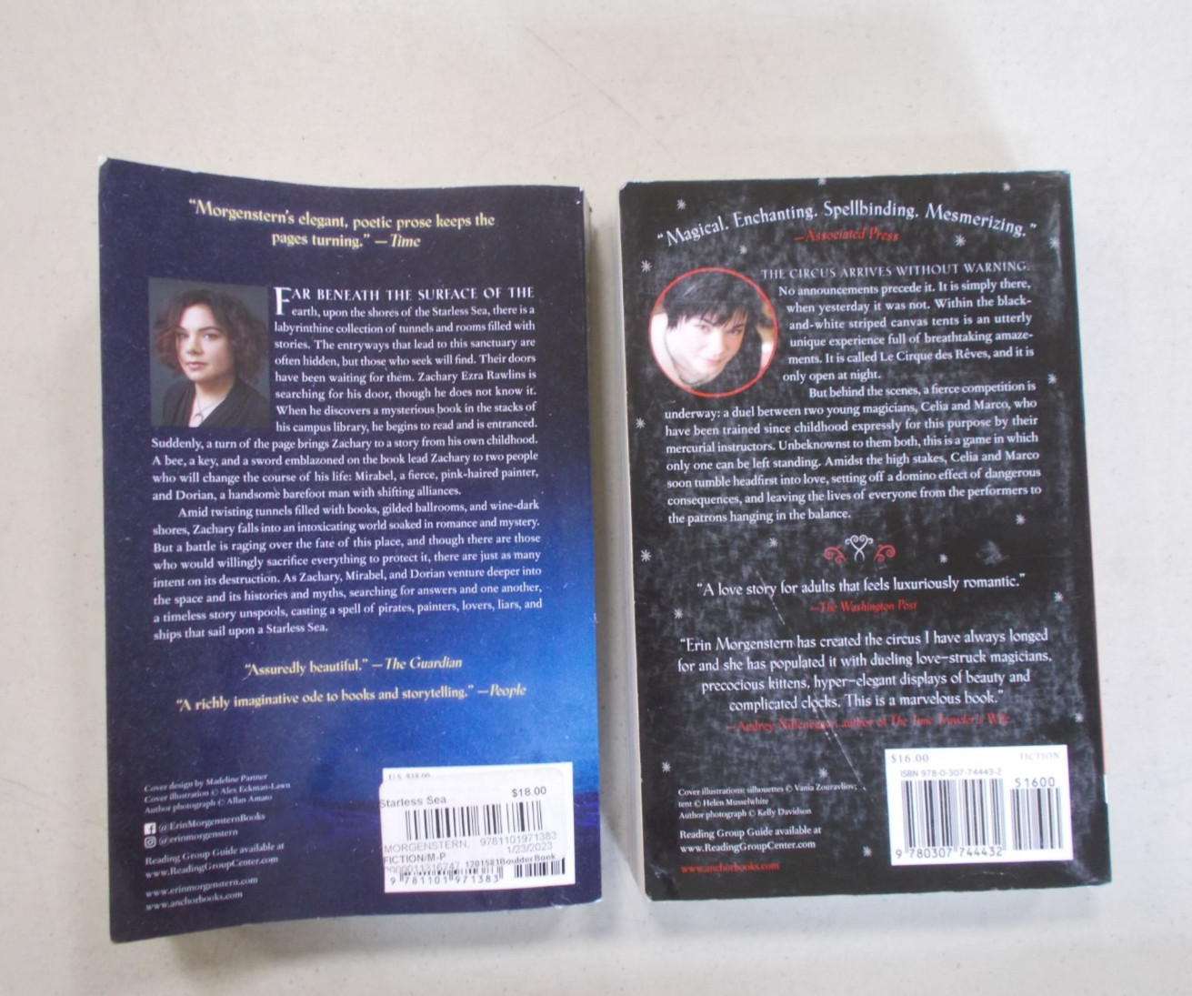 2 ERIN MORGENSTERN # TRADE PB NIGHT CIRCUS STARLESS SEA