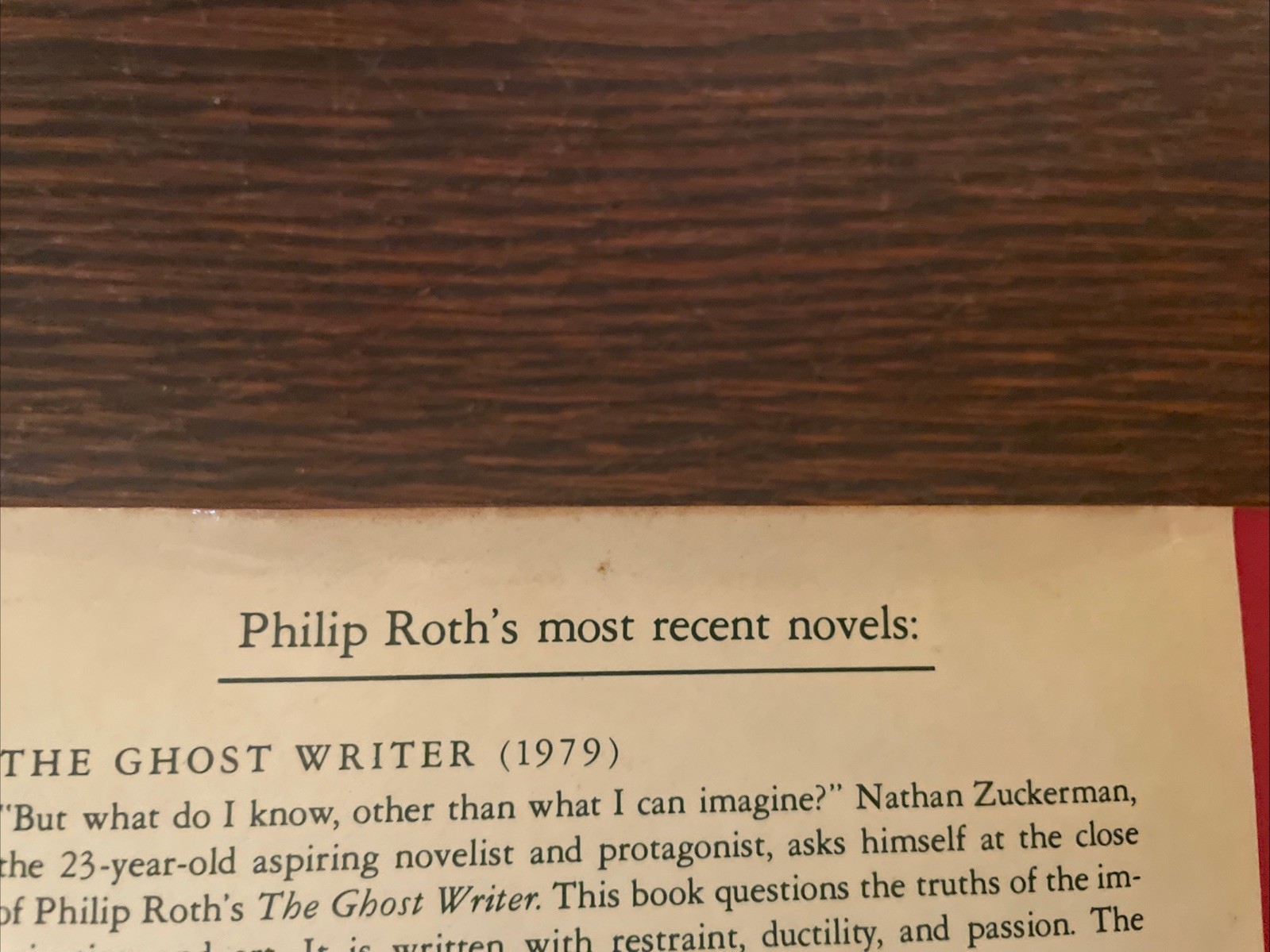 The Anatomy Lesson Philip Roth 1983 1st Edition 1st Print Hardcover Dust Jacket