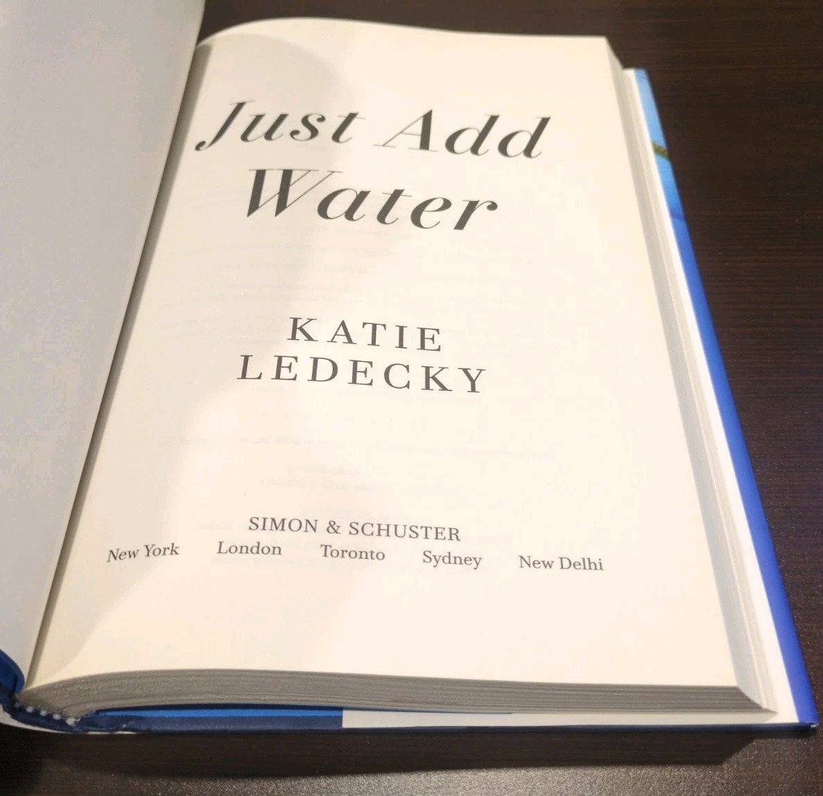 Just Add Water My Swimming Life Katie Ledecky Sports Memoir Paperback