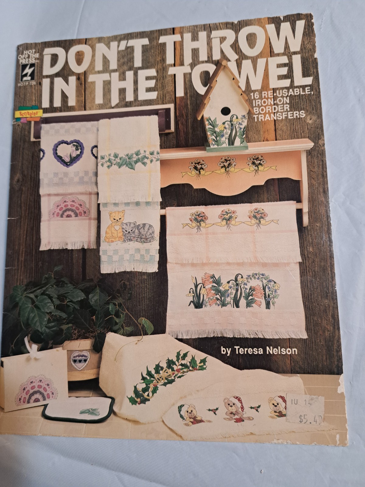 Don’t Throw in the Towel 16 Iron-On Transfers Hand Towels Arts & Crafts