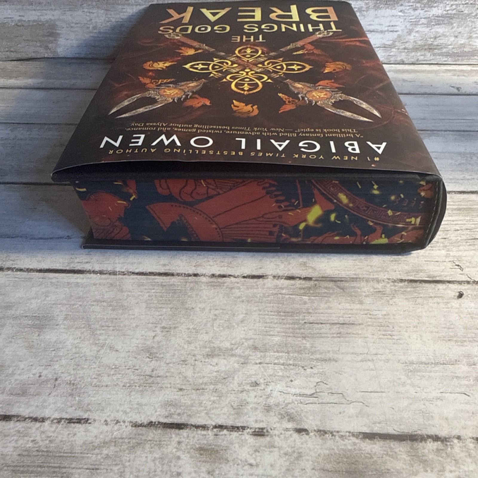 New! The Things Gods Break By Abigail Owen 2025, Hardcover First Edition