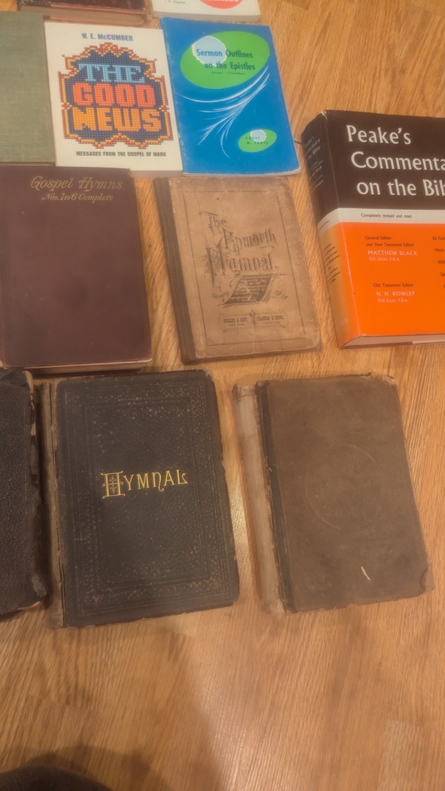 Vintage Lot 27 Christian Sermons Bible Study Commentary Hymnals Pastor’s Library
