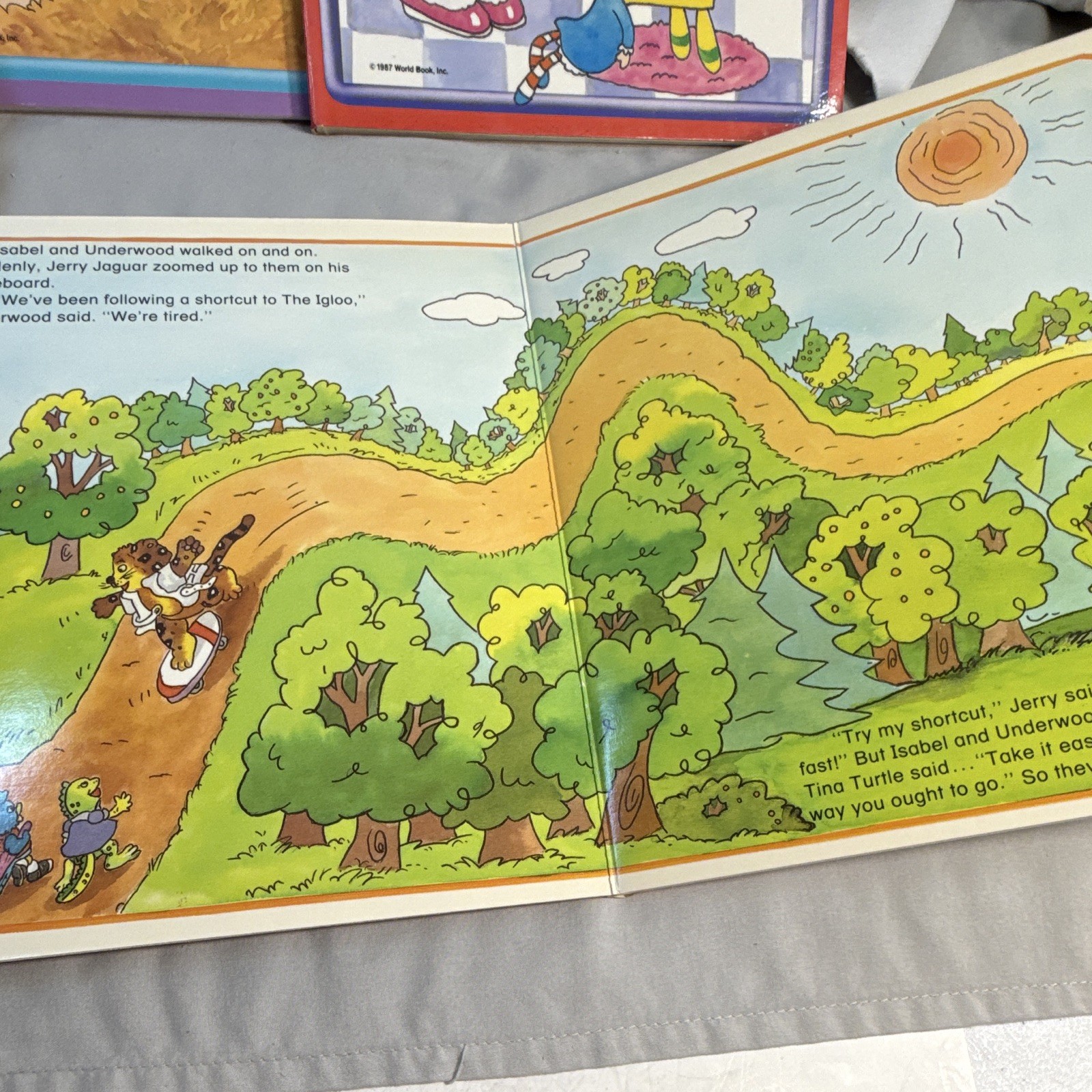 Vtg World Book Early World of Learning Board Book Lot of 9 Illus 1987 Alphabet
