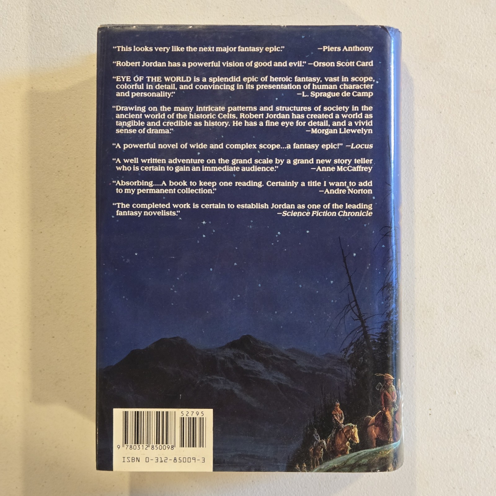 Eye of the World – Robert Jordan HARDCOVER BOOK 1990 WHEEL OF TIME FIRST EDITION