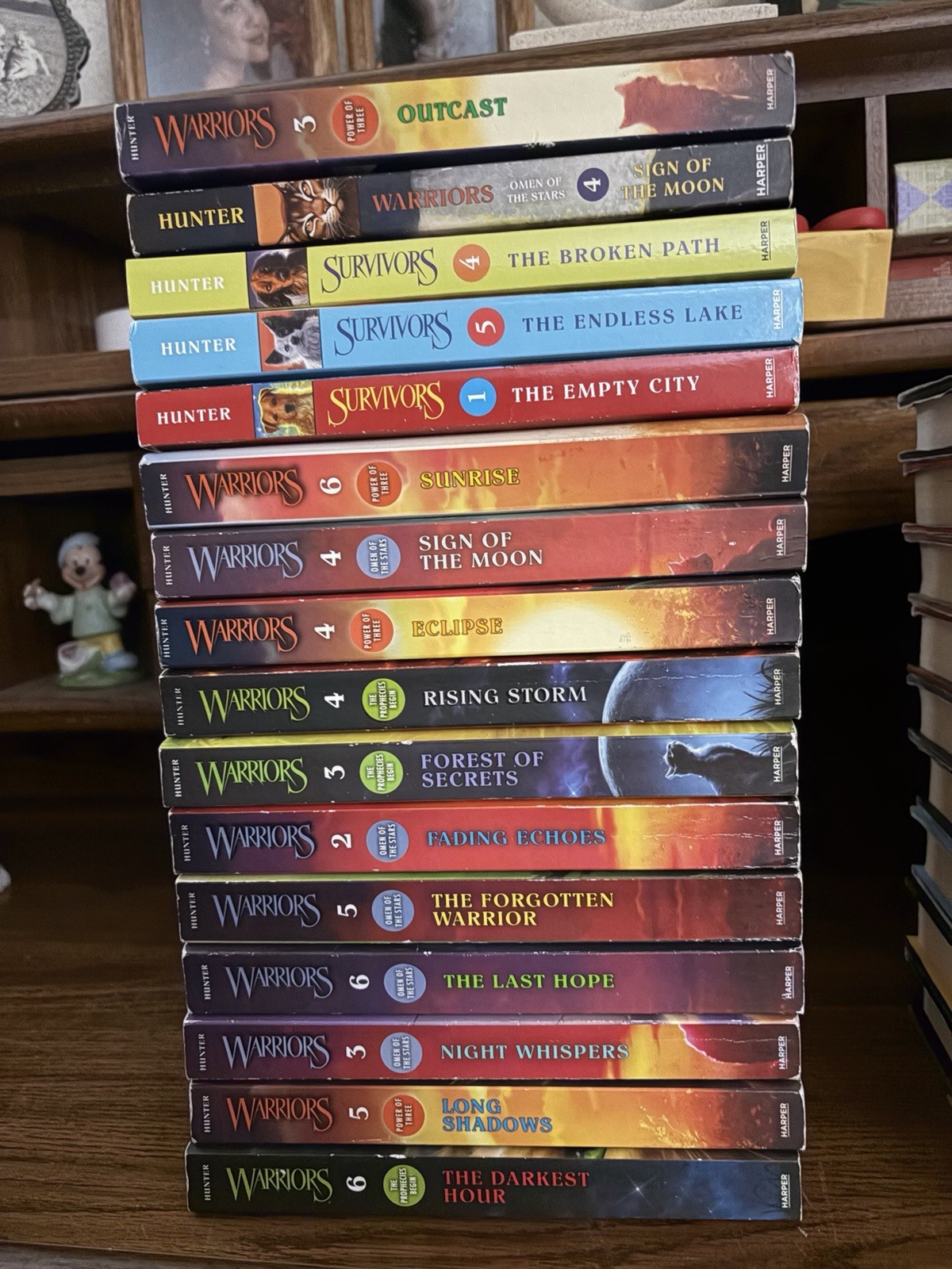 Warriors & Hunters by Erin Hunter – 16 Softcover and 9 HC/DJ