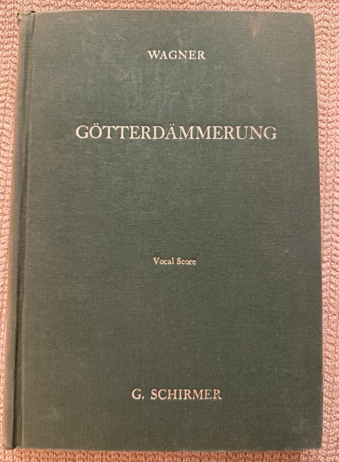 WAGNER: Gotterdammerung – Vocal Score (Schirmer HC), Hermann Uhde headshot