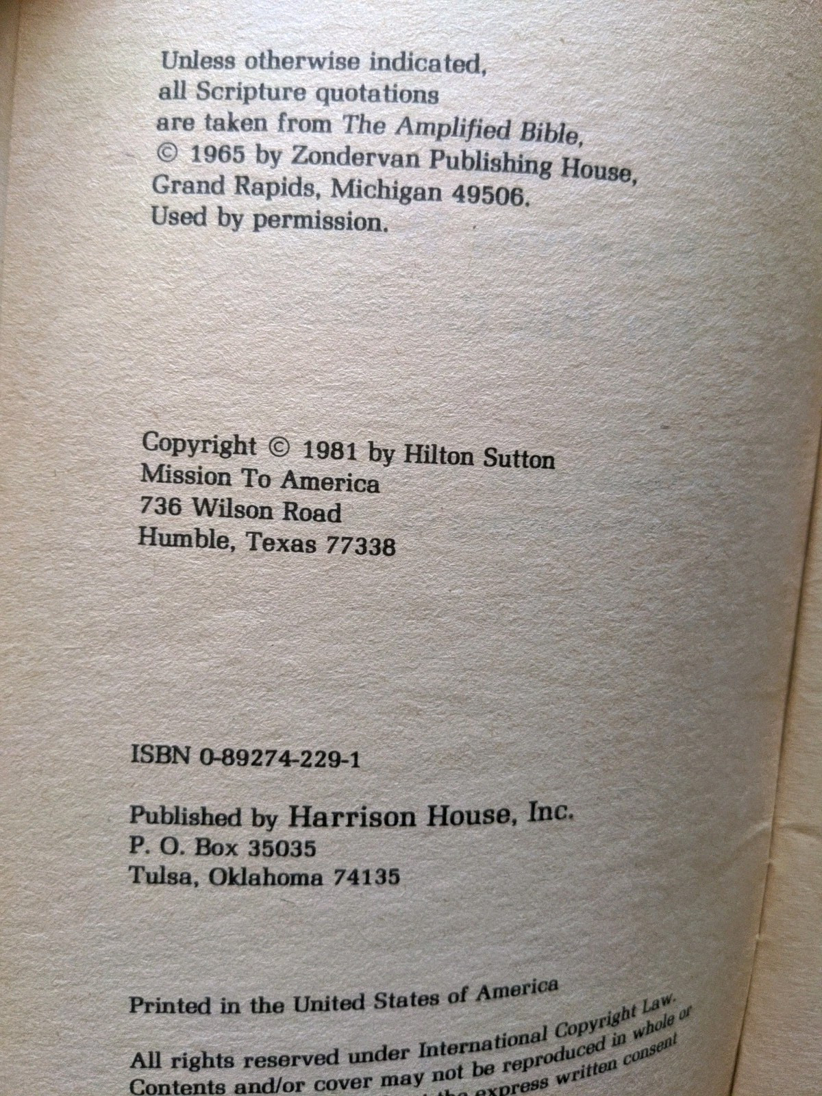 He Reserves Wrath For His Enemies Hilton Sutton Rare Vintage – CM1