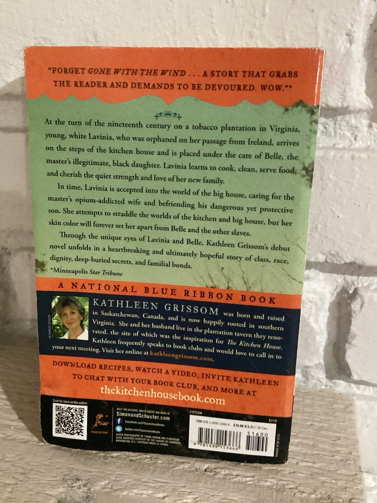 Kitchen House : A Novel by Kathleen Grissom (2010, Trade Paperback)