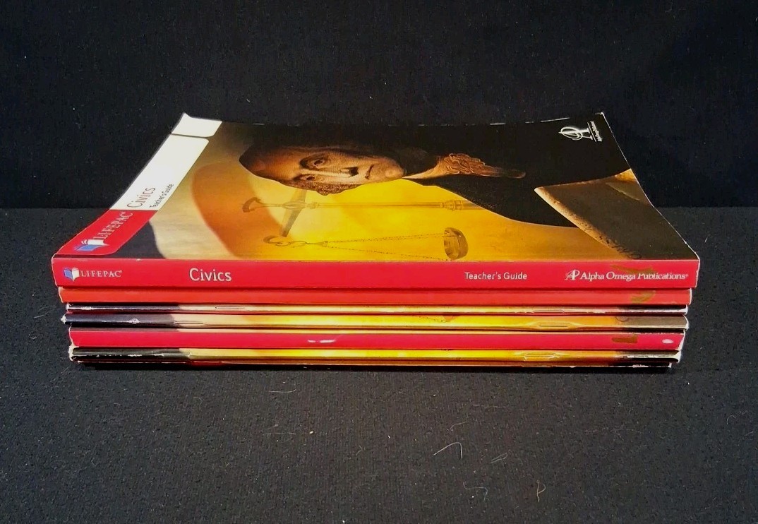 LIFEPAC Civics Set (7)Homeschool Government for High School Age w/Teacher Guide