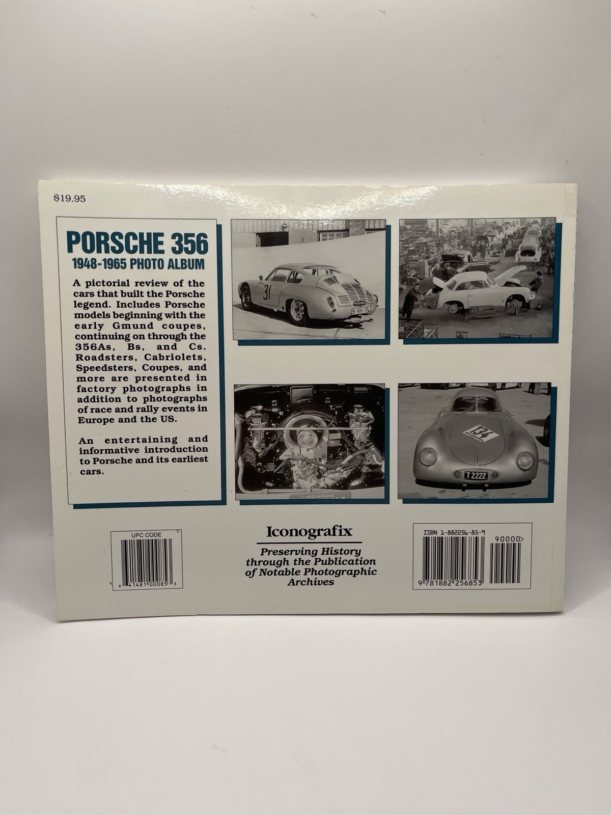 Porsche 356 1948-1965 Photo Album by Wallace A. Wyss (1998, Trade Paperback)