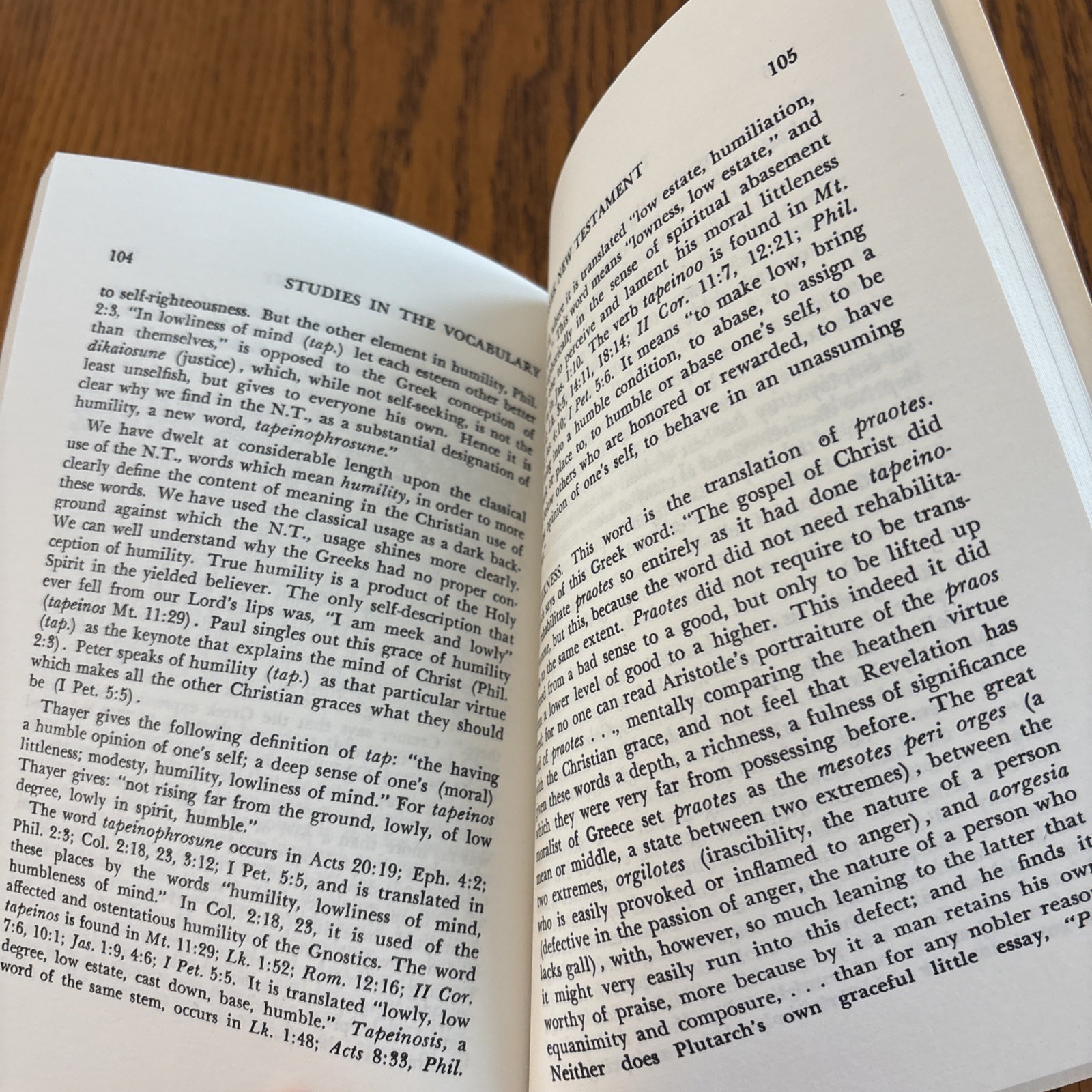 Studies In The Vocabulary Of The Greek New Testament By Kenneth S. Wuest PB