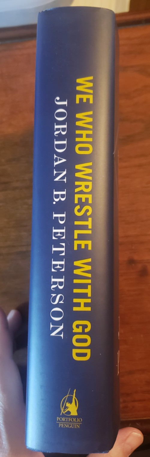 Jordan B. Peterson Signed „We Who Wrestle With God“ HC 1st/1st Book Autographed