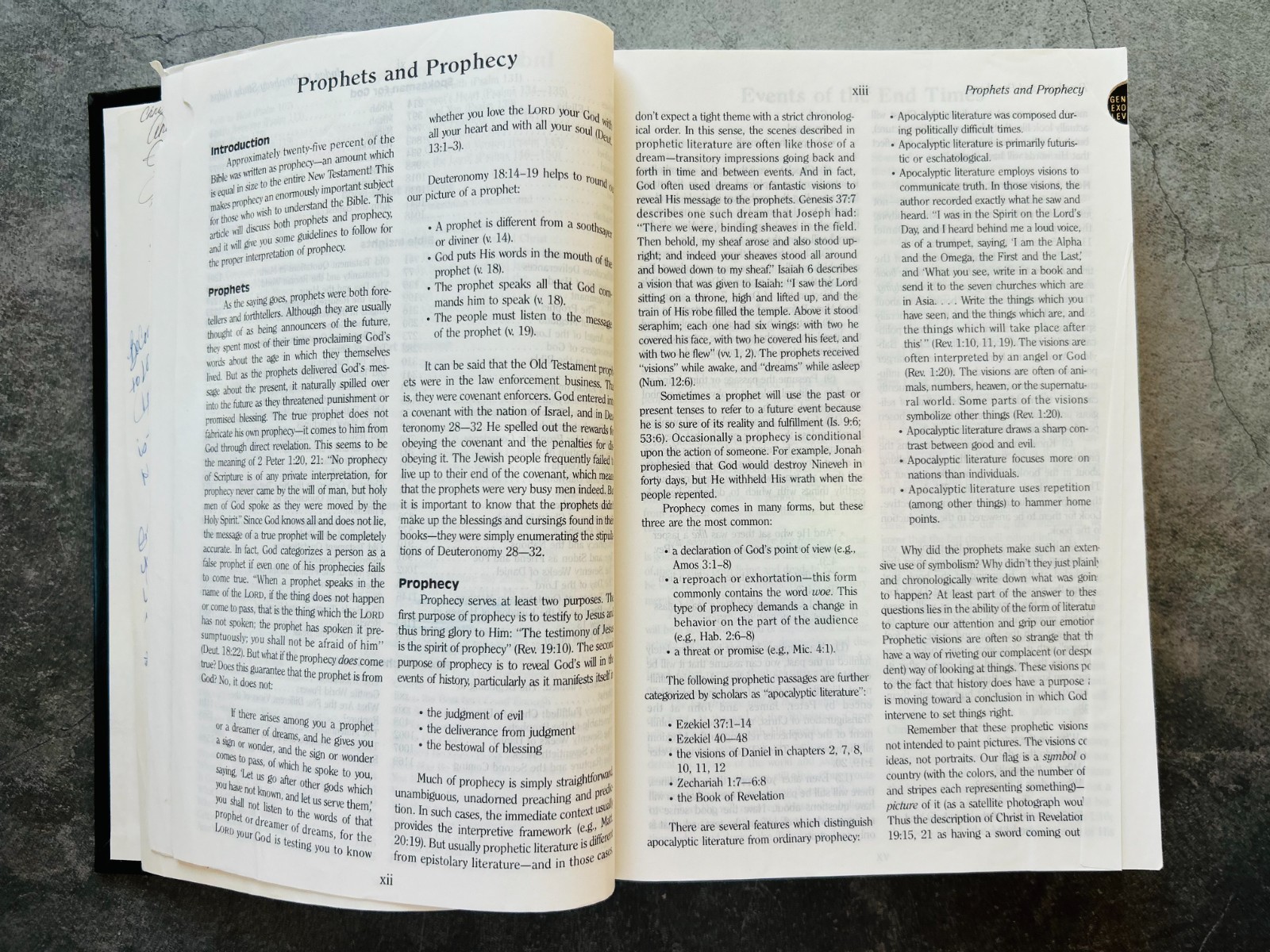 Prophecy Study Bible Hardcover Book 1997