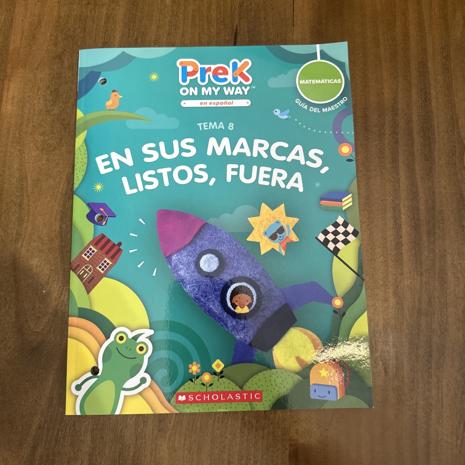 Scholastic Pre K On My Way Espanol Spanish Theme 1,3,8 Teaching Guide Vocabulary