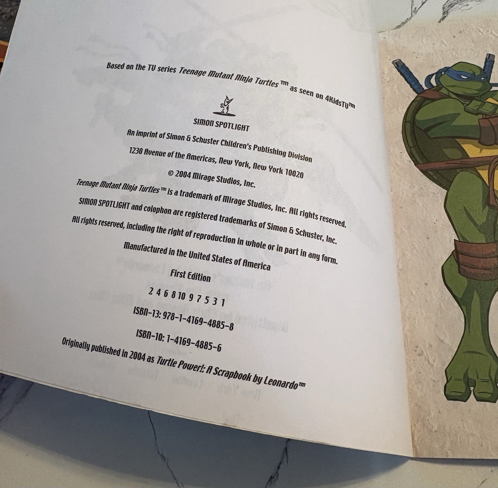 Mixed Lot of 4 Teenage Mutant Ninja Turtles TMNT Kids Paperback Books 90s-2010s