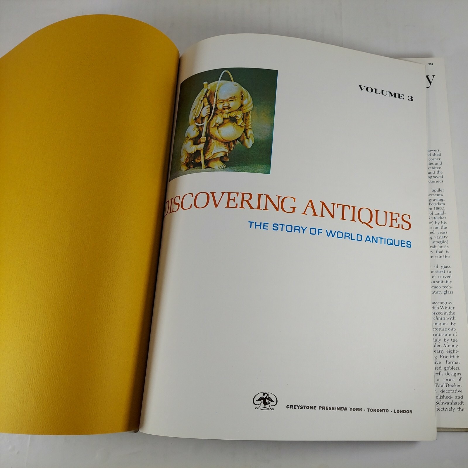 Discovering Antiques Hardcover Books Vintage 1972-73 Volumes 1, 2, 3 Greystone
