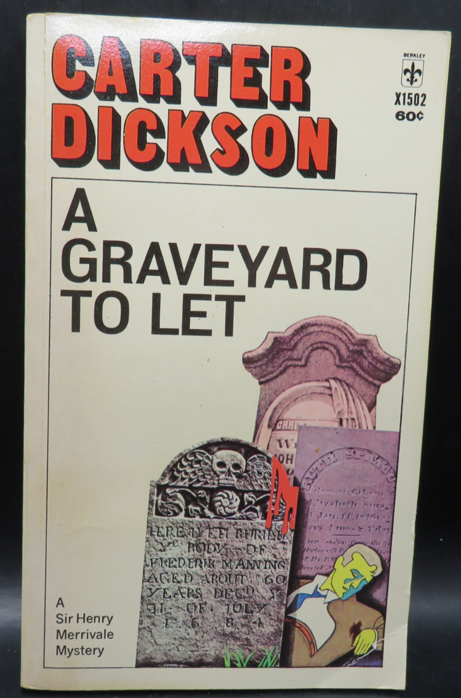 Lot of 5 Carter Dickson Vintage paperbacks Read Description
