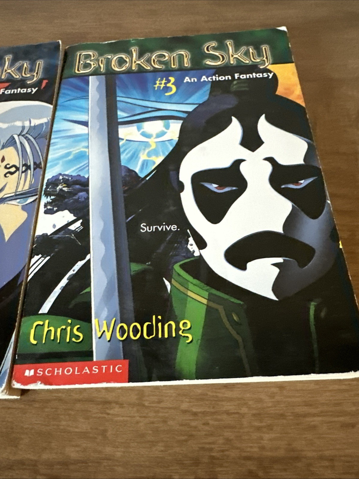 Lot Of 2 Broken Sky Series Books Chris Wooding An Action Fantasy #2&3 Scholastic