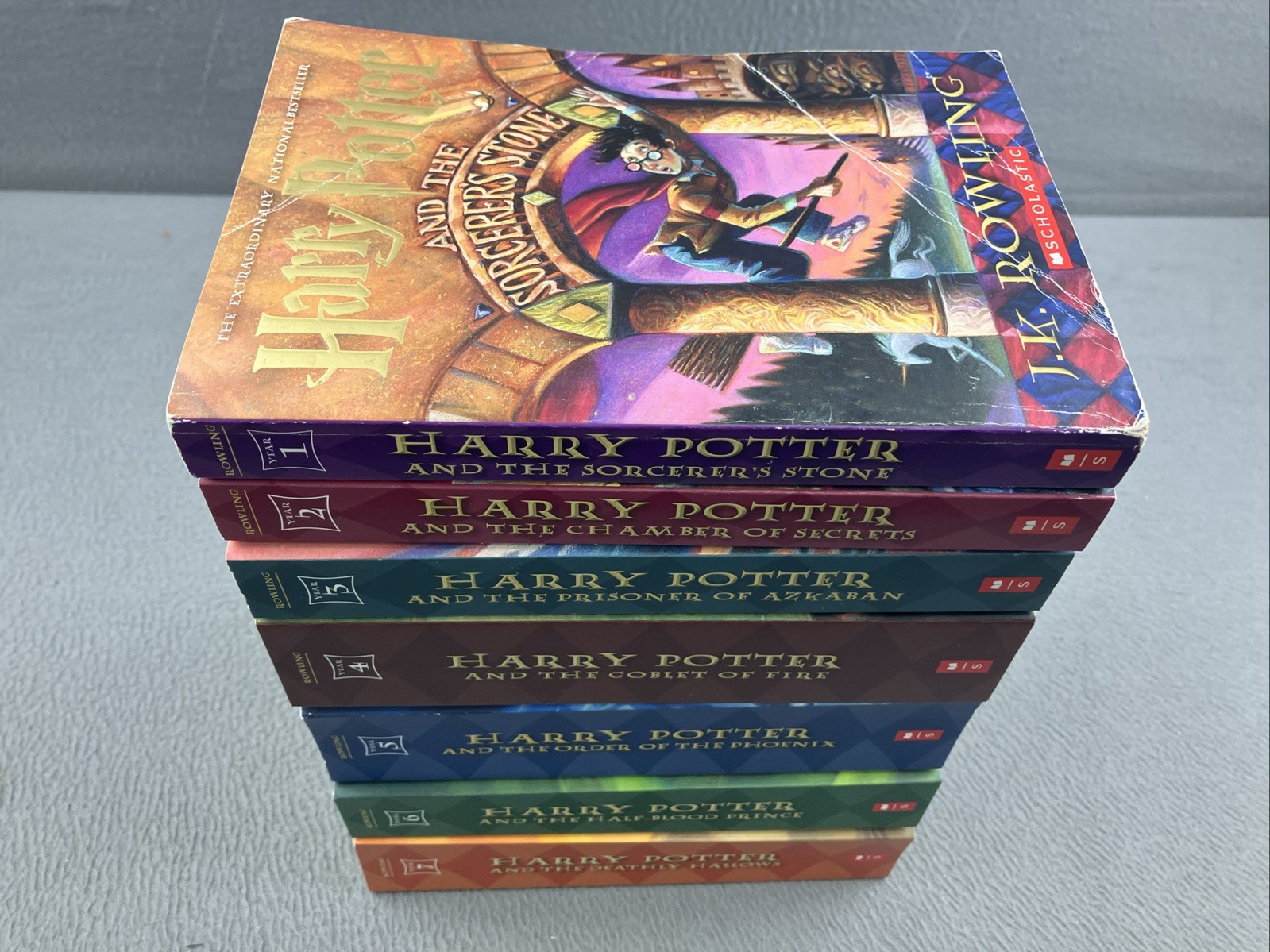 Harry Potter Paperback Boxset #1-7 by J. K. Rowling 2009, Hardcover