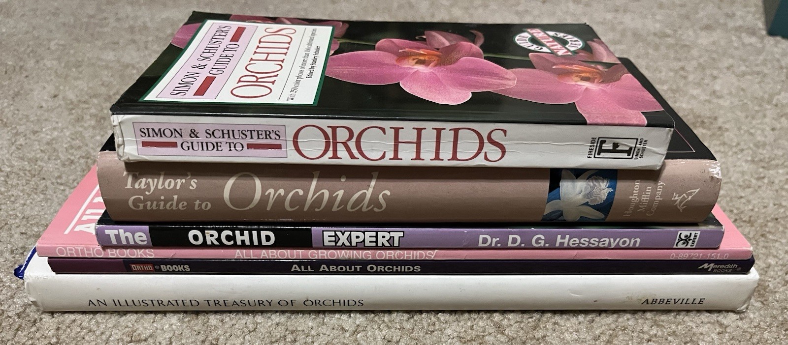 All About Growing ORCHID Flowers Garden Expert Guide Book Illustrated Lot x6 VG