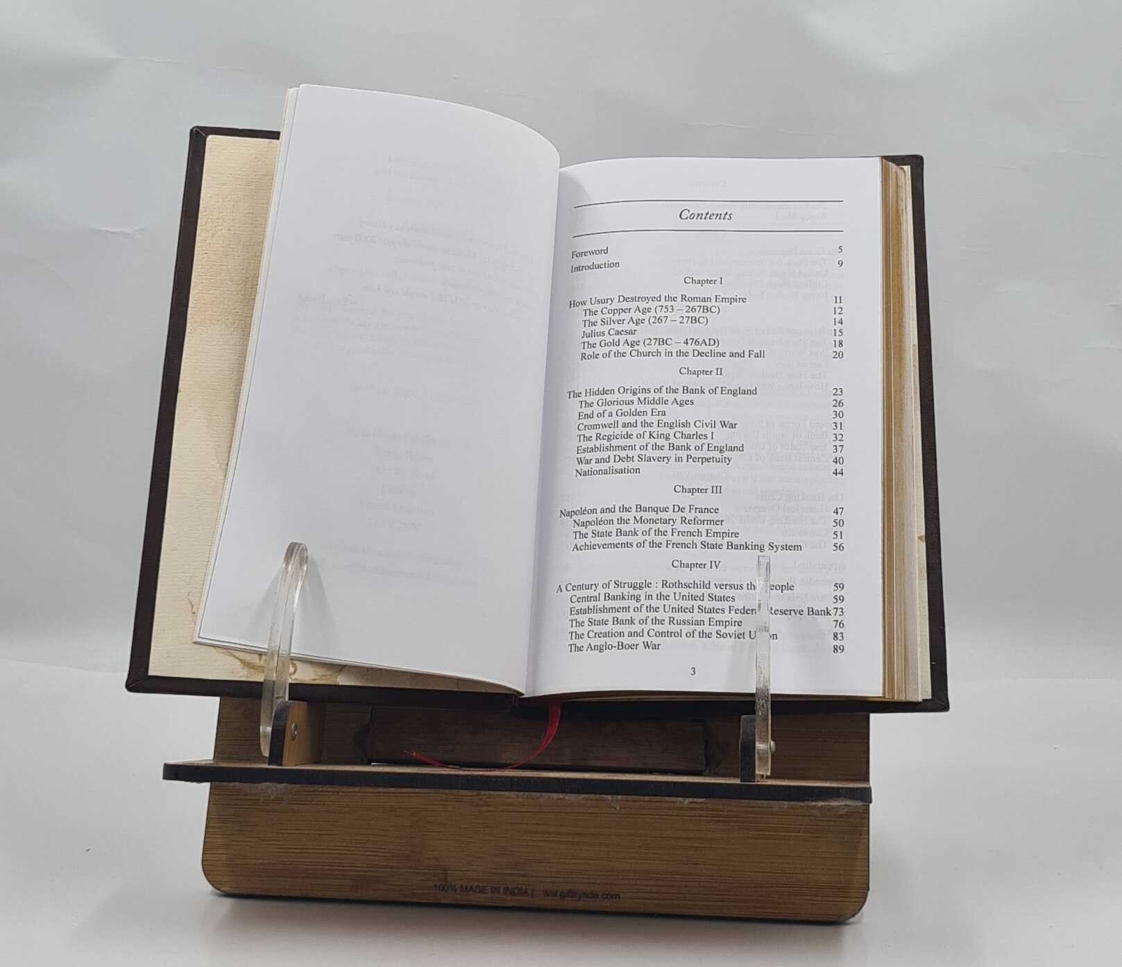 A History of Central Banking and the Enslavement of Man [PREMIUM LEATHER BOUND]