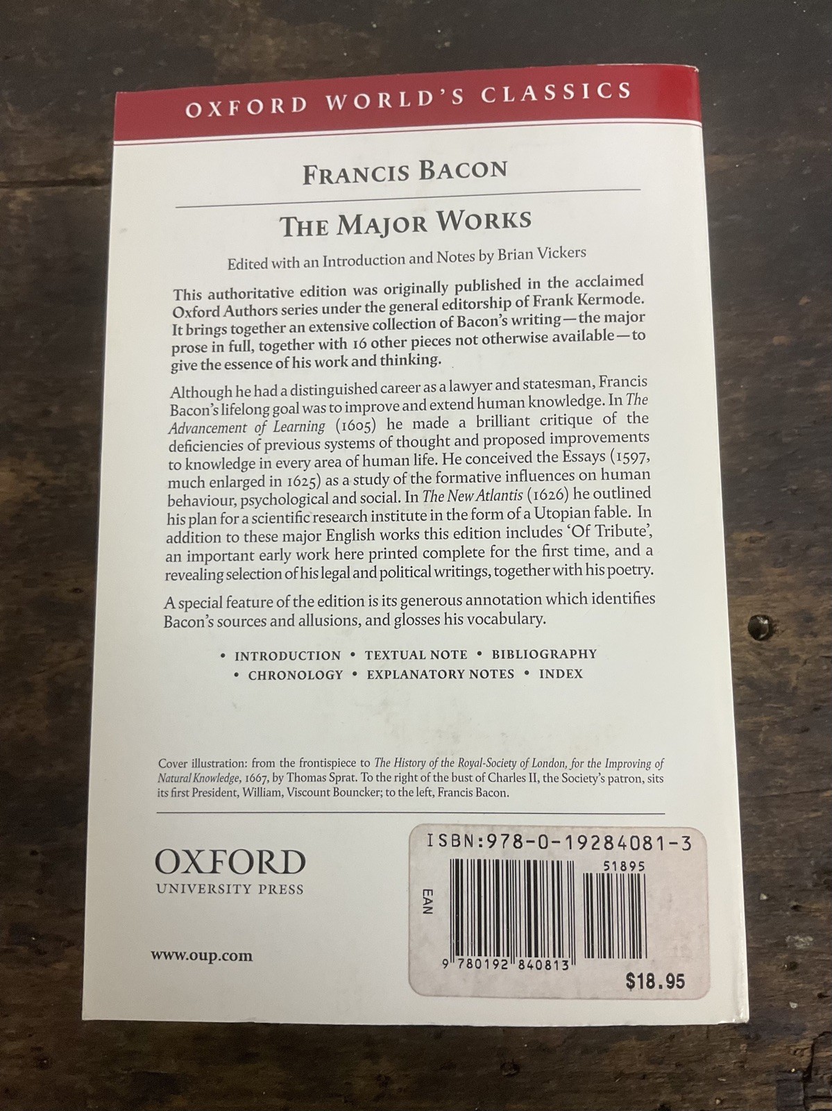 Francis Bacon : The Major Works by Francis Bacon (2002, Uk-Trade Paper)