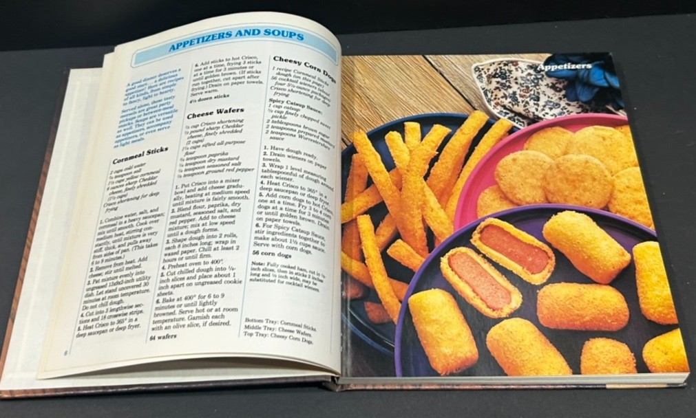 Vtg Crisco Cooking Cookbook 1982 Hardcover Over 350 Easy To Follow Recipes