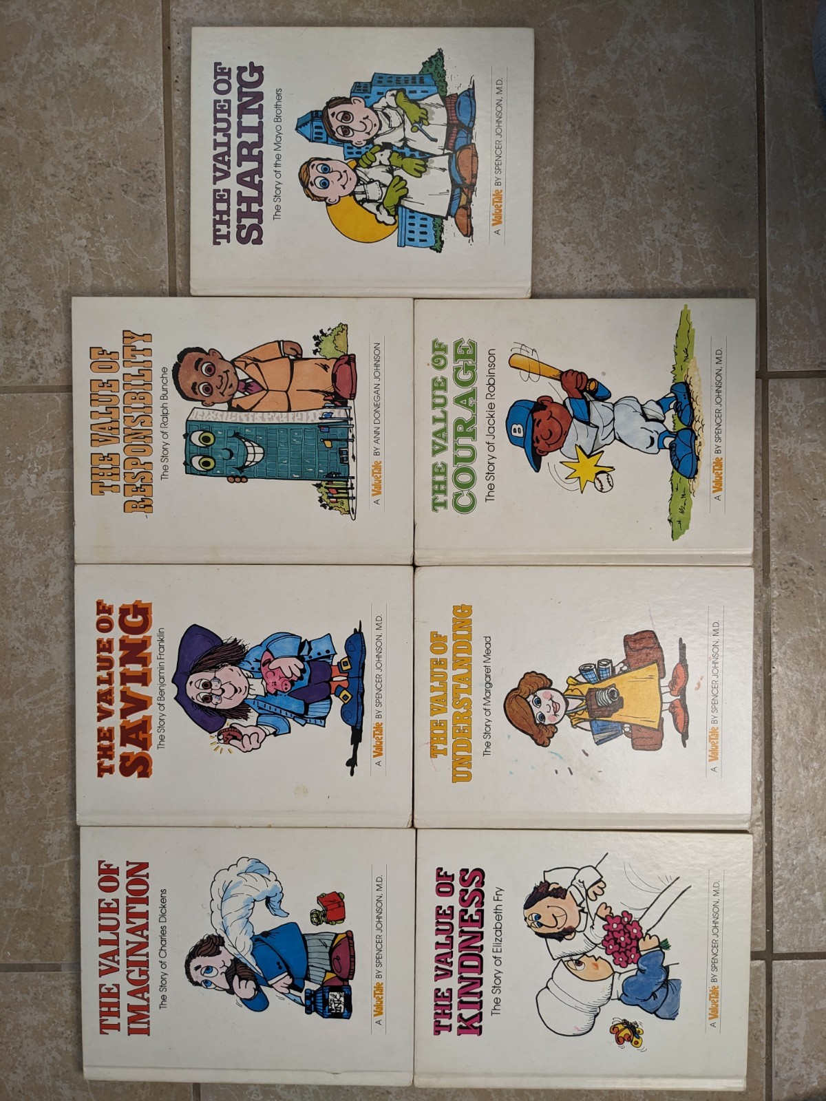 ValueTales Book Lot of 25 Vintage 1970s Hardcover Homeschool Spencer Johnson