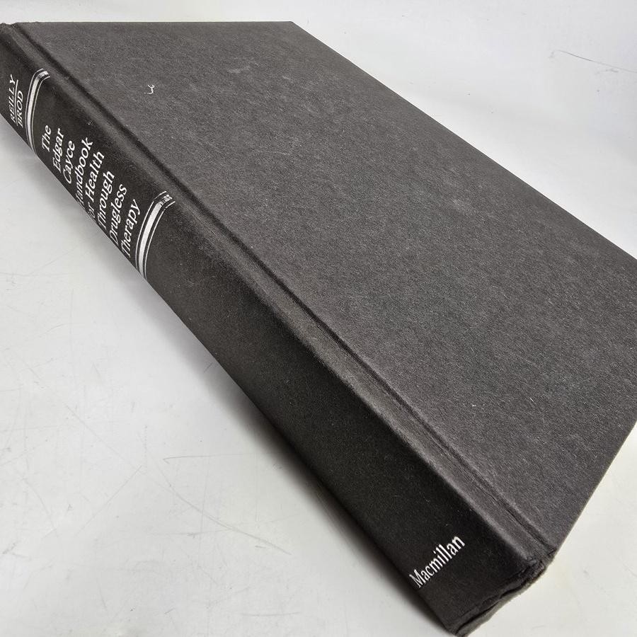 Edgar Cayce Handbook For Health Drugless Therapy Reilly Brod Black HC 1975 Vtg