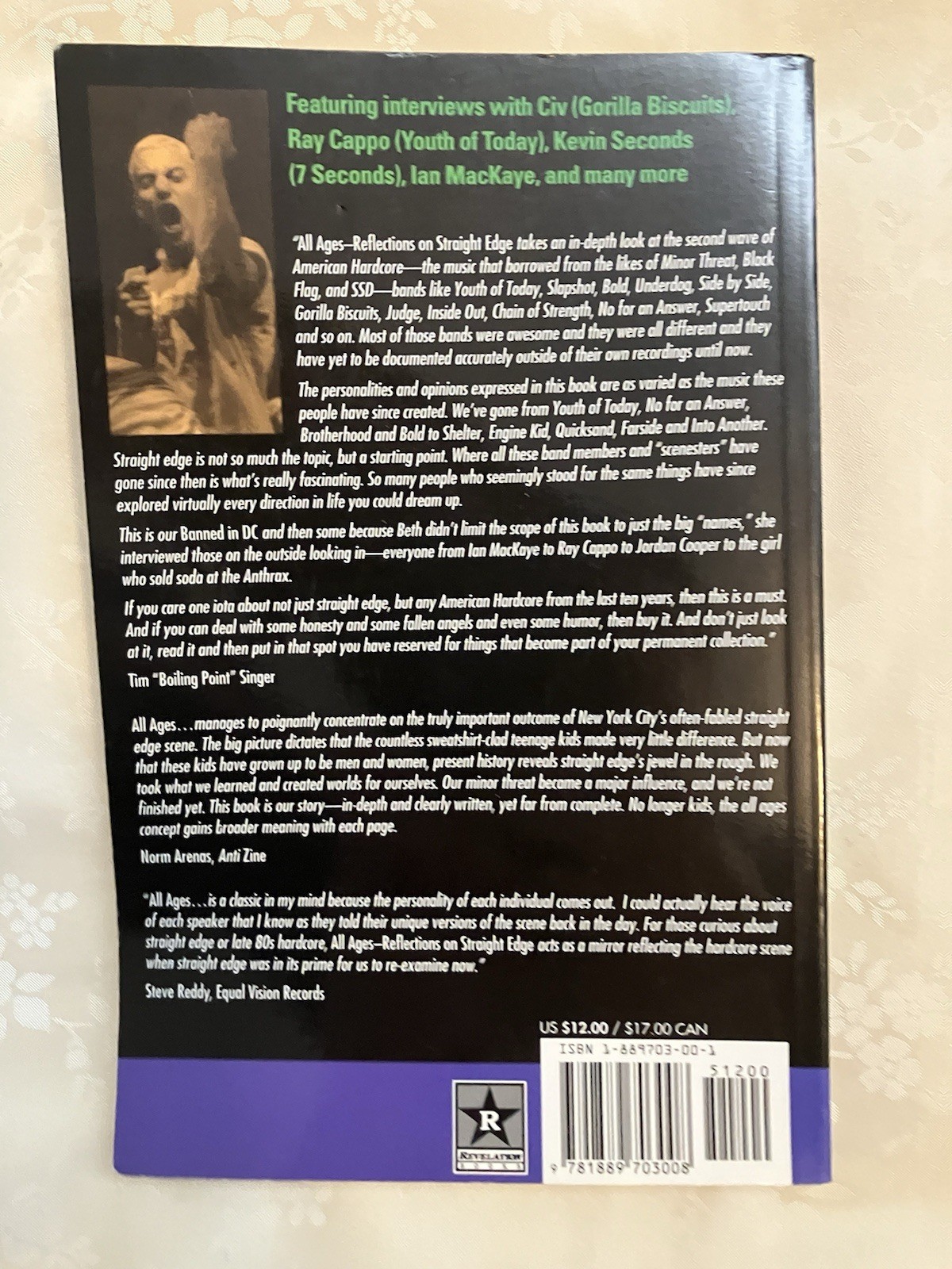 All Ages: Reflections on Straight Edge by Beth Lahickey (1998, Trade Paperback)